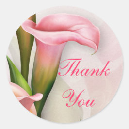 Calla Lily Pink Vielen Dank Sticker