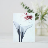 Calla Lily Röntgen Postkarte (Stehend Vorderseite)