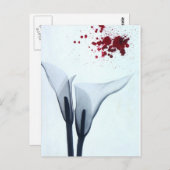 Calla Lily Röntgen Postkarte (Vorne/Hinten)