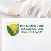 Calla Lily Rückadresseetikett (Insitu)