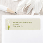 Calla Lily Rücksendeadressen-Aufklebers (Insitu)