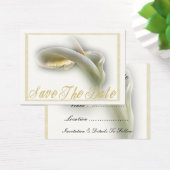 Calla Lily - Save the Date Card (Schreibtisch)