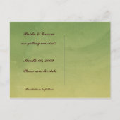 Calla Lily Save the Date Foto Postkarten (Rückseite)