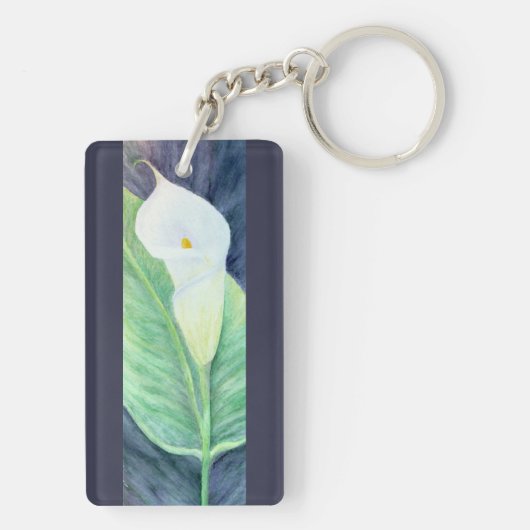 Calla Lily Schlüsselanhänger (Rückseite)