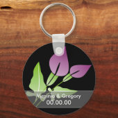 Calla Lily Schlüsselanhängers Schlüsselanhänger (Vorderseite)