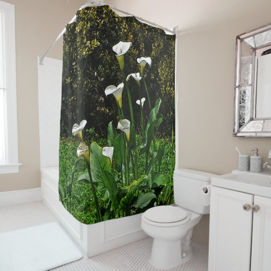 "CALLA LILY" SHOWER CURTAIN DUSCHVORHANG (Beispiel)