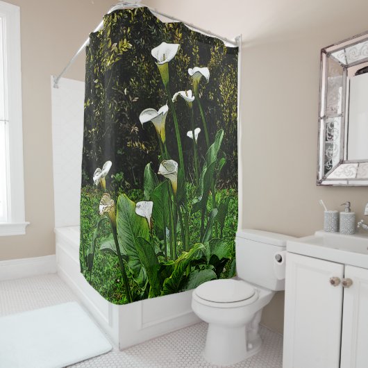 "CALLA LILY" SHOWER CURTAIN DUSCHVORHANG (Beispiel)
