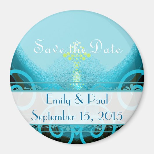 Calla Lily speichern das Datumsfenster Magnet (Vorne)