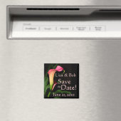 Calla Lily speichern das Datumsfenster Magnet (In Situ (Geschirrspüler))