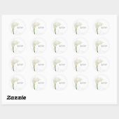Calla Lily Sticker (Blatt)