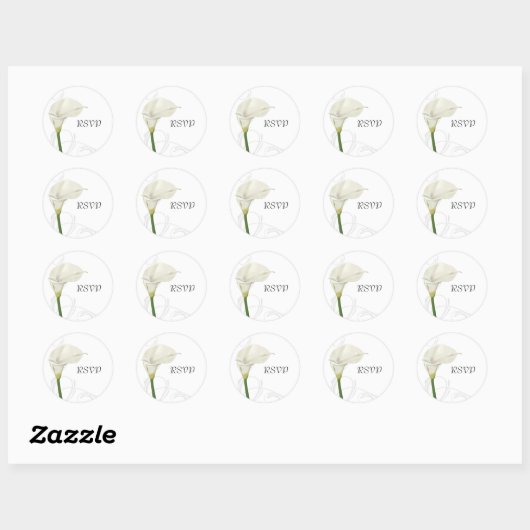 Calla Lily Sticker (Blatt)