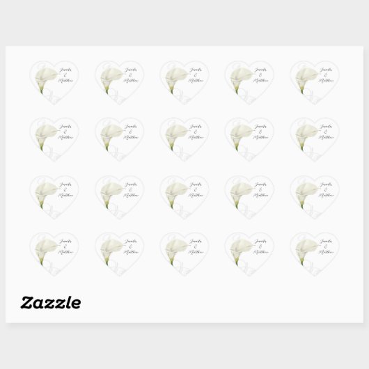 Calla Lily Sticker (Blatt)