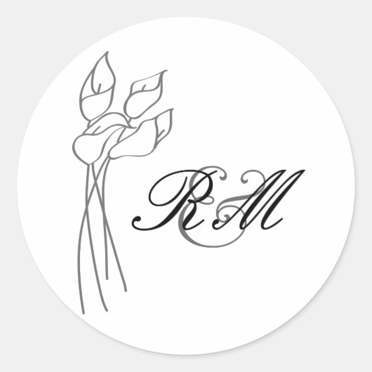 Calla Lily Sticker (Vorderseite)