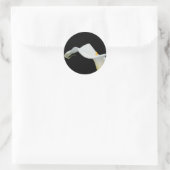 Calla Lily Sticker/Siegel Runder Aufkleber (Tasche)