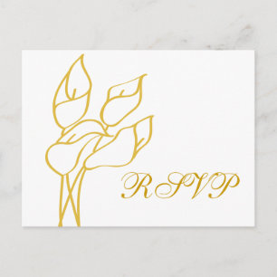 Calla Lily UAWG Postcard Einladungspostkarte