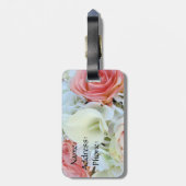 Calla Lily und Rose Gepäckanhänger (Rückseite vertikal)