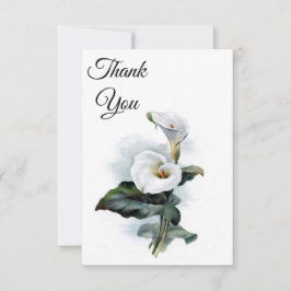 Calla Lily Vielen Dank Note Card Dankeskarte