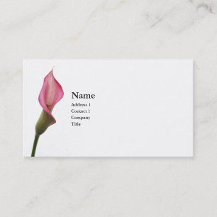 Calla Lily Visitenkarte