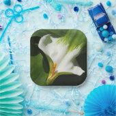 Calla Lily, Zantedeschia Pappteller (Party)