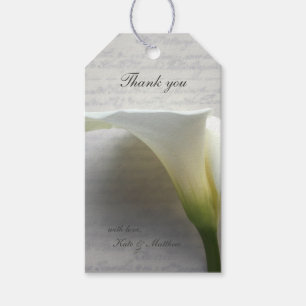 Calla lione auf altes Skript Geschenkanhänger
