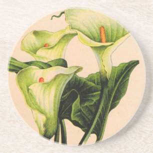 Calla lis getränkeuntersetzer