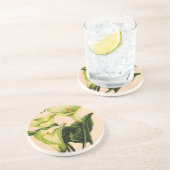 Calla lis getränkeuntersetzer (Seite)