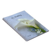 Calla lis mit Nigella und Stock Blume Notizblock (Rechte Seite)