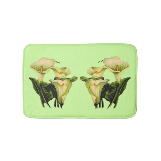 calla lis print badematte (Vorderseite)