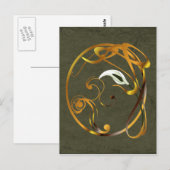 Calla Ornamental Postkarte (Vorne/Hinten)