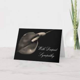 Calla Sympathy Card Karte