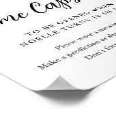 CALLA Time Capsule Baby Duschzeichen Poster (Ecke)