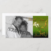 Calla Vielen Dank Dankeskarte (Vorne/Hinten)