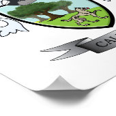 Callaghan-Wappen Poster (Ecke)