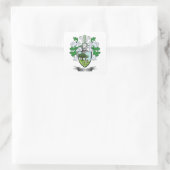 Callaghan-Wappen Quadratischer Aufkleber (Tasche)
