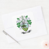 Callaghan-Wappen Quadratischer Aufkleber (Umschlag)