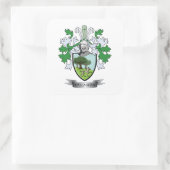 Callaghan-Wappen Quadratischer Aufkleber (Tasche)