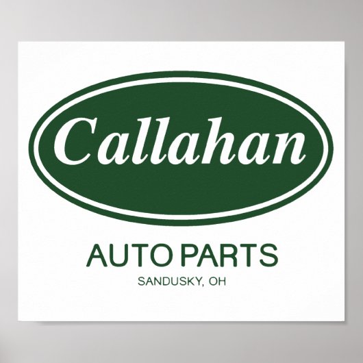 Callahan Auto Parts Poster (Vorne)