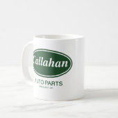 Callahan Auto-Teile Kaffeetasse (Vorderseite Links)