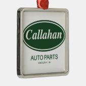 Callahan Auto-Teile Silbernes Ornament (Rechts)