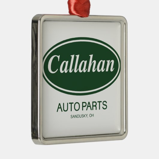 Callahan Auto-Teile Silbernes Ornament (Rechts)