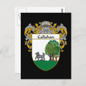 Callahan Coat of Arms (Mantled) Postkarte (Vorne/Hinten)