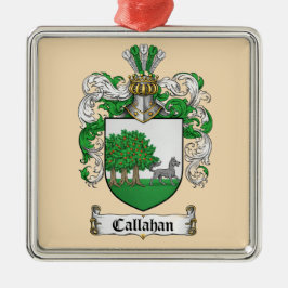 Callahan Coat of Arms Metal Ornament Aus Metall