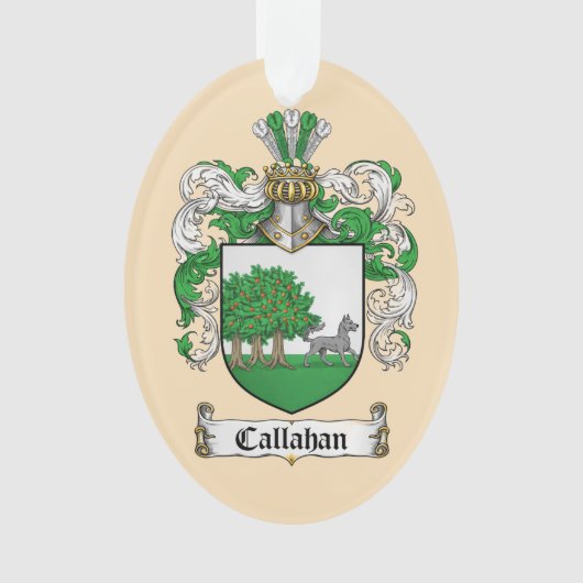 Callahan Coat of Arms Ornament (Vorderseite)