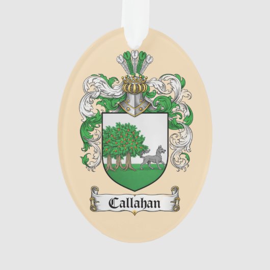 Callahan Coat of Arms Ornament (Rückseite)