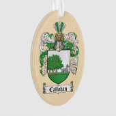 Callahan Coat of Arms Ornament (Vorderseite)