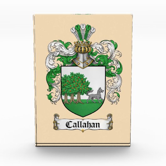 Callahan Coat of Arms Photo Block (Vorderseite)