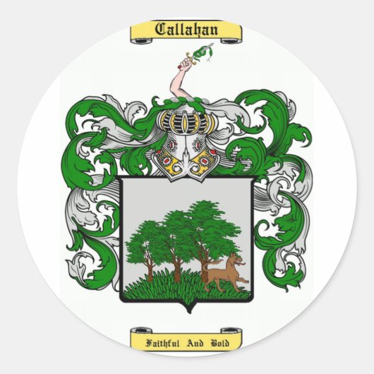 Callahan Runder Aufkleber (Vorderseite)