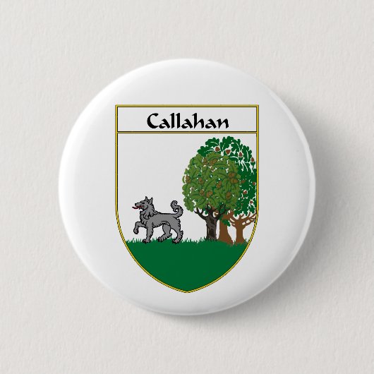 Callahan Wappen/Familienwappen Button (Vorderseite)