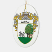 Callahan Wappen/Familienwappen Keramik Ornament (Links)