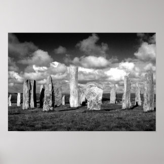 callanish-b&w poster